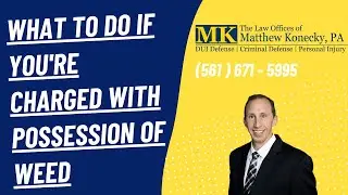 What to Do if You're Charged With Possession of Weed | Florida Drug Possession Lawyer
