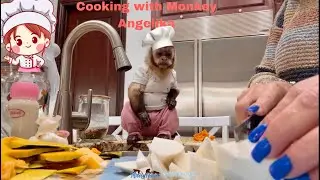 Готовим вместе с обезьянкой Ангеликой для малышей 🤪🥘🫕