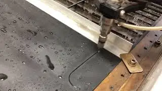 Water jet cutting rubber
