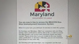 Officials Say Maryland Unemployment Website Is Improving
