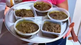Как я заканчиваю приготовление нигерийского черного супа #черныйсуп #уличнаяеда #африканскаяеда #...