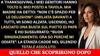 &ldquo;Nessun Posto per le Delusioni,&rdquo; dissero i miei genitori togliendo il mio posto a Cena, cos&igrave; dissi&hellip;