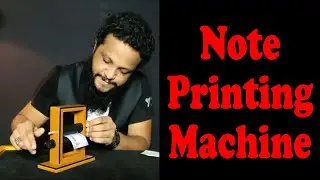 Note Printing Machine (Money Maker) - Large Wood - Magic Trick