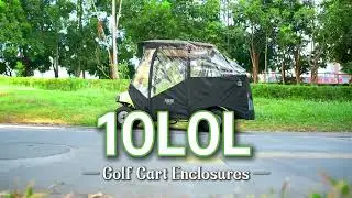 🚗10L0L Golf Cart Enclosure for Club Car DS 4 Seater Panoramic Transparent Window#golfcart #clubcar
