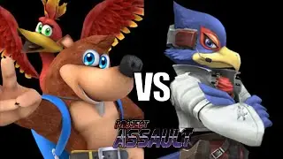 (Project Assault Demo) Banjo Kazooie Vs Falco