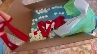 OPENING MY FIRE CORAL RED MERMAID TAIL!