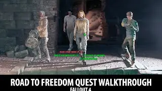 How to Join The Railroad Fraction - Road to Freedom Quest Walkthrough - Fallout 4