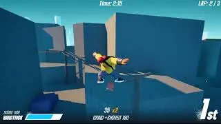 Hardcore Riders - Unreal prototype Gameplay