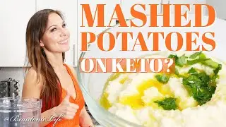 Keto Mashed Cauliflower Recipe - Mashed Potatoes Replacement - Cauliflower Mash