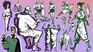 the best way to sketch people &mdash; 2021 update Procreate figure drawing tutorial, real time, time lapse