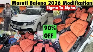 Maruti Baleno Sigma Modification | Baleno Base to top modification with Price 