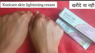 Kozicare skin lightening cream review|real or fake #viralbeautytips 