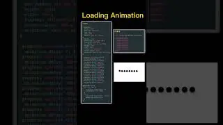 Loading Animation #css #coding #programming #html #codinglife #developer #animation #shorts