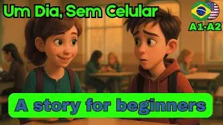 Learn Brazilian Portuguese FAST 🇧🇷 Short Story for Beginners (A1-A2) includes subtitles | #8