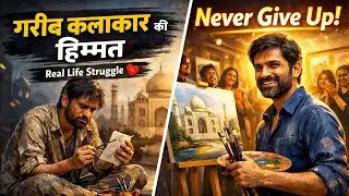 Never Give Up | गरीब कलाकार की हिम्मत | Real Life Struggle 💔 | हार मानना आसान है,हिम्मत रखना मुश्किल