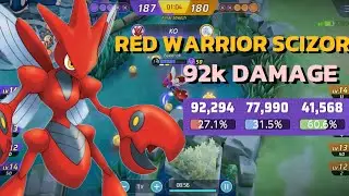 Scizor 92k Damage & 11 Kills in Solo Ranked | Pokémon UNITE Gameplay