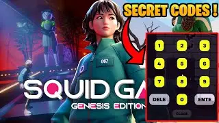 All Secret Codes in GENESIS SQUID GAME Fortnite Map Code