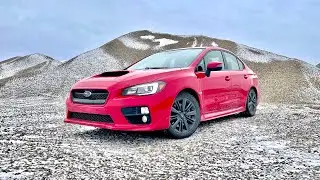 SUBARU WRX in the SNOW