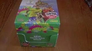 UNBOXING BOOSTER BOX (70 packs!) ADRENALYN XL 2014 FIFA WORLD CUP trading cards panini