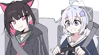 Reisa Learns How To Drive (Blue Archive)