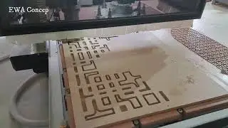 Balustradă unică făcută la CNC 3 Axe!