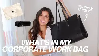 WHAT'S IN MY WORKBAG! | corporate work essentials