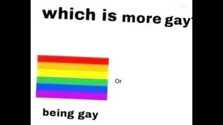 Which is more gay?🏳️&zwj;🌈🗣️💀