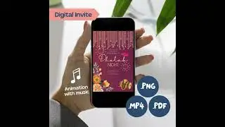 Stunning Wedding Invitations: Digital & Printed Muslim Desi Wedding Designs from Our Etsy Store!