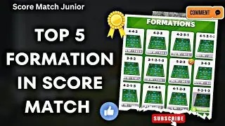 Score Match : Best Top 5 Formation ✅ Best Formation for Attacking & Defence 🛑 @Camper196