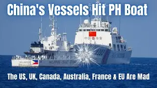 China's Vessels Hit Philippine Boat in West Philippine Sea