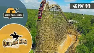 Outlaw Run (4K Front Row POV) - Silver Dollar City