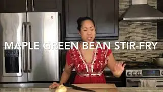 Maple Green Bean Stir-Fry (Vegan, Gluten-Free, Paleo-friendly)