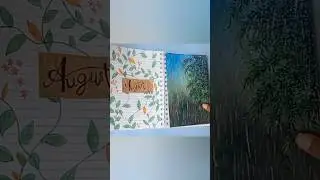 2022 bullet journal spread ideas | Green theme bullet journal spread ideas #shorts