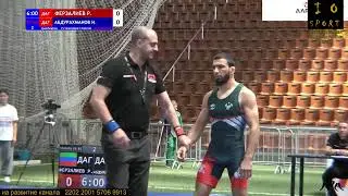 ЧР-25. до 65кг. Рамазан ФЕРЗАЛИЕВ (ДАГ) дальше прошел, Ибрагим АБДУРАХМАНОВ (ДАГ) неявка 1/16 финала