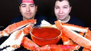 My Boyfriend Tries Bloves Sauce For The First Time • MUKBANG