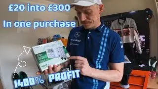 &pound;20 into &pound;300 in a midweek car booting hunt !
