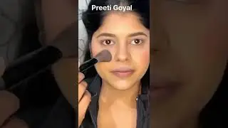 Radha Rani makeup look by Preeti Goyal!! #radhakrishna #radharani #radhey #makeup #new #viralreels