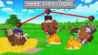 Minecraft But EVERYTHING is Shared..