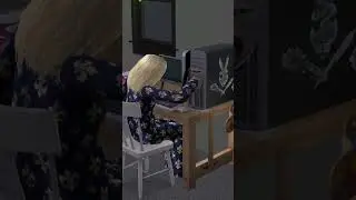 A Sim Playing FIFA 08 | Sims 2