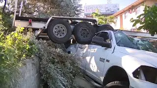 Arrest made in I-95 crash involving pickup truck towing large boat