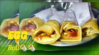 Egg roll Recipe Bengali style.. Egg roll with eggs in a simple and homemade way with few ingredie...