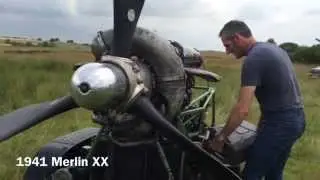 North Leeds Model Flying Club - Open Day - RR Merlin XX Engine