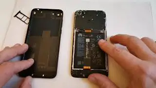 Huawei Y5 battery cover removed