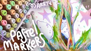 Probando plumones PASTELES ft. Arrtx