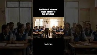 Maths sir is always ready to occupy #maths #school #teacher #drama #life #funny #relatable