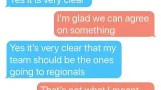 Emily and Michelle text | The next step characters text ep1