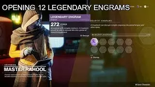 PC Destiny 2 - Opening 12 Legendary Engrams!!