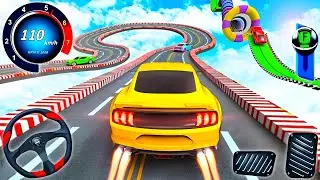Crazy Ramp Car Stunts Racing 3D - Impossible GT Car Mega Tracks Simulator - Android Gameplay
