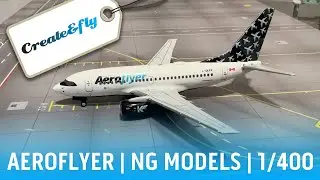 NG Models AeroFlyer Boeing 737-600. 1/400 scale. Quick overview.