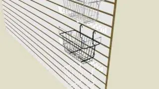 Slatwall Small Size Multi-Purpose Baskets.avi